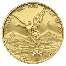 Mexican Libertad Gold Coin 1/4oz 