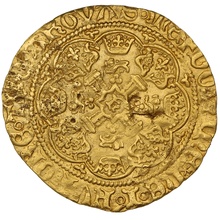 1413-1422 Gold Half Noble Coin Henry V Class G