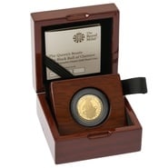 2018 1/4oz Proof Black Bull of Clarence Gold Coin Queen's Beasts Boxed