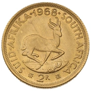 1968 R2 Gold Coin 2 Rand South Africa