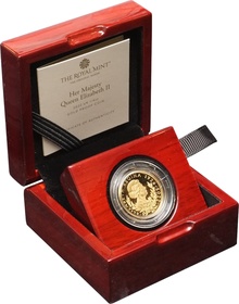 2022 1/4 oz Her Majesty Queen Elizabeth II Proof Gold Coin Boxed