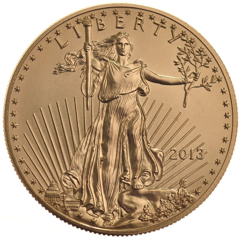 2013 American Eagle Gold Coin 1oz