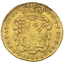 1733 George II Milled Gold Guinea