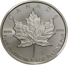 2015 1oz Canadian Maple Leaf Platinum Coin