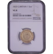 1820 Gold Sovereign George III NGC VG8