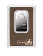 1oz Platinum Bar Valcambi 