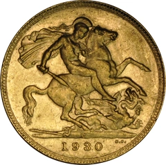 1930 Gold Sovereign Coin George V Perth