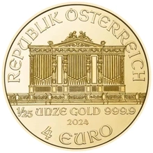 2024 1/25oz Austrian Gold Philharmonic Coin
