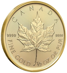 2026 1/2oz Canadian Maple Leaf Gold Coin