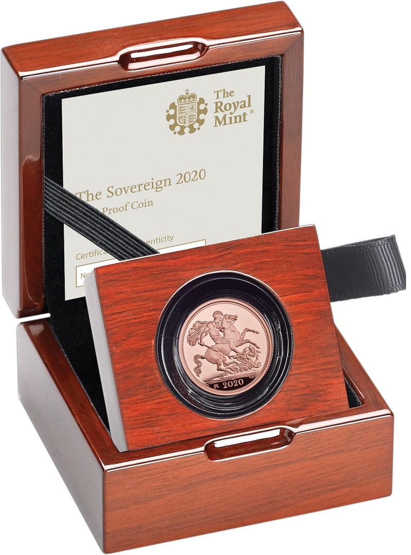 2020 Gold Proof Sovereign Boxed