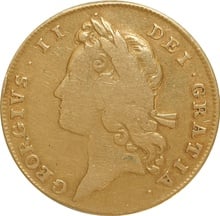 1731 Gold Guinea Coin George II