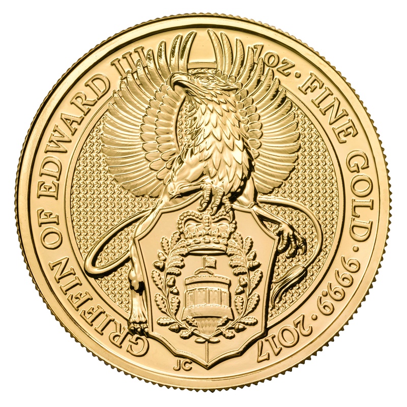 2017 1oz Gold Coin, The Griffin - Queen's Beast