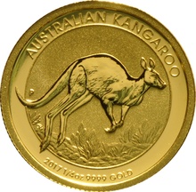 2017 1/4oz Australian Kangaroo Gold Nugget Coin