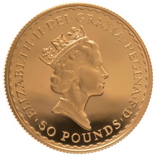 1987 Proof 1/2oz Gold Britannia Coin