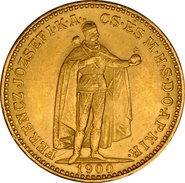Hungarian 20 Korona Franz Joseph I Gold Coin