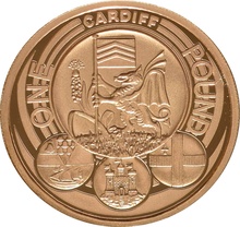 £1 One Pound Proof Gold Coin - Capital Cities -2011 Cardiff