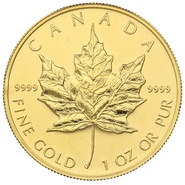 2006 1oz Canadian Maple Gold Coin