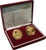 2005 - Twin Gold £5 Proof Coin set, Nelson and Trafalgar 200th Anniversary Boxed