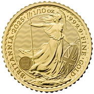 Small Gold Britannia Gift Boxes