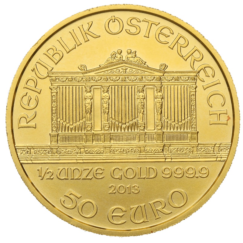 2013 Half Ounce Gold Austrian Philharmonic