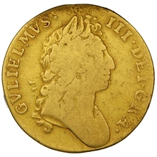 1695 Gold Guinea Coin William III