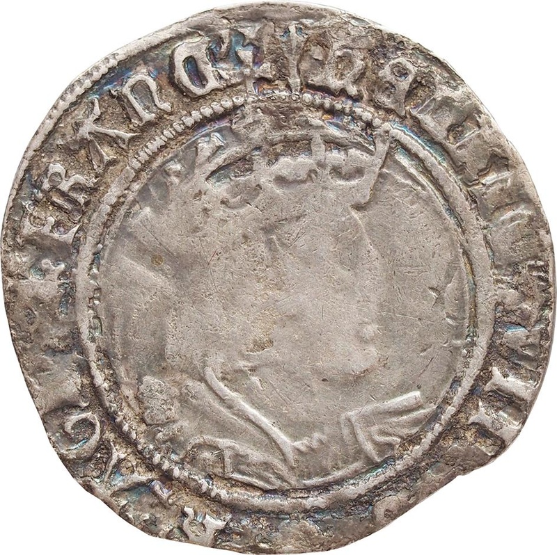 Silver Groat Fourpence Coin Henry VIII Fair