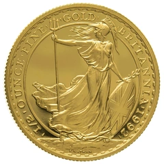 1992 Proof 1/2oz Gold Britannia Coin NGC PF69