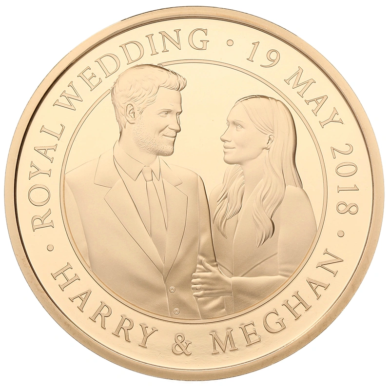 2018 Proof Gold Crown £5 Coin The Royal Wedding