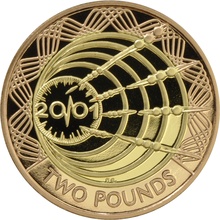 2001 Proof £2 Gold Coin Marconi Wireless Boxed