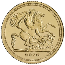 2026 Gold Quarter Sovereign Gift Boxed