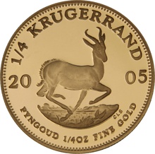 2005 1/4oz Gold Proof Krugerrand - Boxed