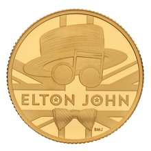 2020 Proof 1/4oz Elton John Gold Coin Music Legends Boxed