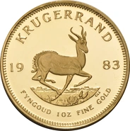 1983 Proof Krugerrand Gold Coin 1oz