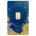 0.5g Gold Bar PAMP Zodiac Libra Minted