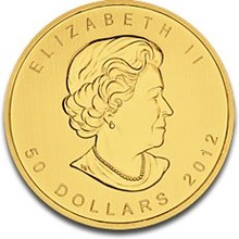 2012 Canadian Maple Leaf Gold Coin 1oz
