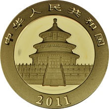 2011 1/4 oz Gold Chinese Panda Coin