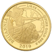 2019 Proof 1/4oz Gold Britannia Coin