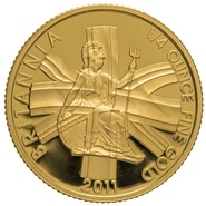 2011 Proof 1/4oz Gold Britannia Coin PCGS PR70