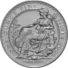 Second Hand 1oz Silver Britannias .958