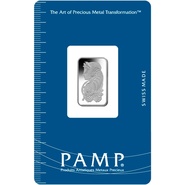 PAMP Lady Fortuna 5 Gram Platinum Bar Minted