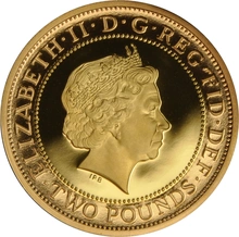 2008 Proof £2 Coin Gold Double Sovereign London Olympic Handover Ceremony