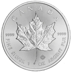 2019 Canadian Silver Maple Leaf Coin 1oz