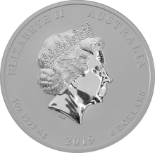 2019 Year of the Pig Silver Coin 5oz Perth Mint Australian Lunar Series