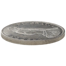 1889 Double Florin Silver Coin Queen Victoria Inverted 1 in VICTORIA