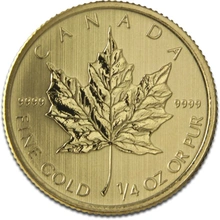 2016 1/4oz Canadian Maple Leaf Gold Coin