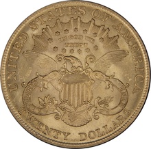 1904 $20 Gold Coin Double Eagle Liberty Head Philadelphia NGC MS64