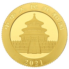 2021 3g Chinese Panda Gold Coin