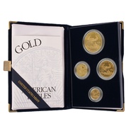 1996 Proof Gold Eagle 4 Coin Set Boxed