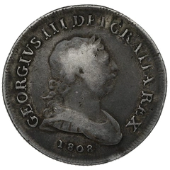 1808 Irish George III Silver Thirty Pence Bank Token