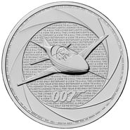 2025 Six Decades of 007, Bond of the 1980s 1oz Silver Coin